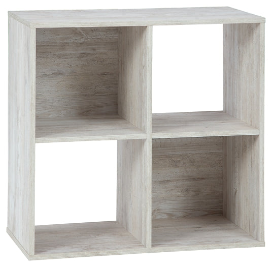 Paxberry Four Cube Organizer - Premier Furniture & Mattress