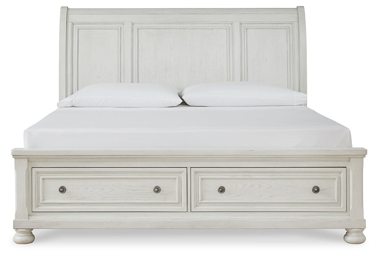 Robbinsdale Sleigh Bed With Storage - Premier Furniture & Mattress
