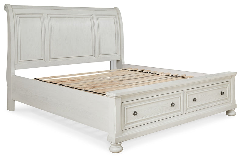 Robbinsdale Sleigh Bed With Storage - Premier Furniture & Mattress