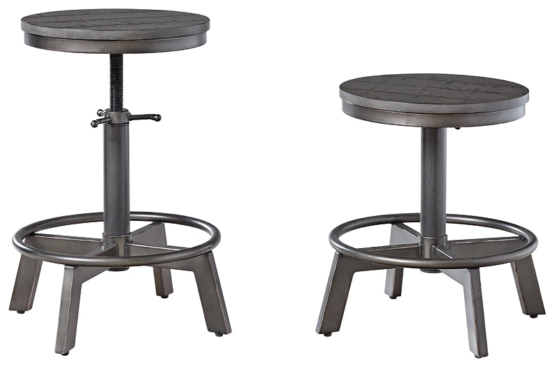 Torjin Swivel Stool (2/CN) - Premier Furniture & Mattress