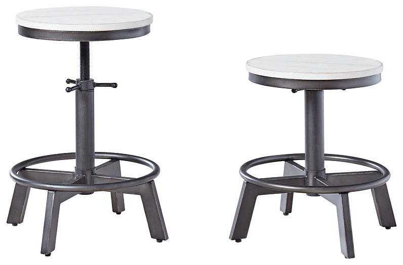 Torjin Swivel Stool (2/CN) - Premier Furniture & Mattress