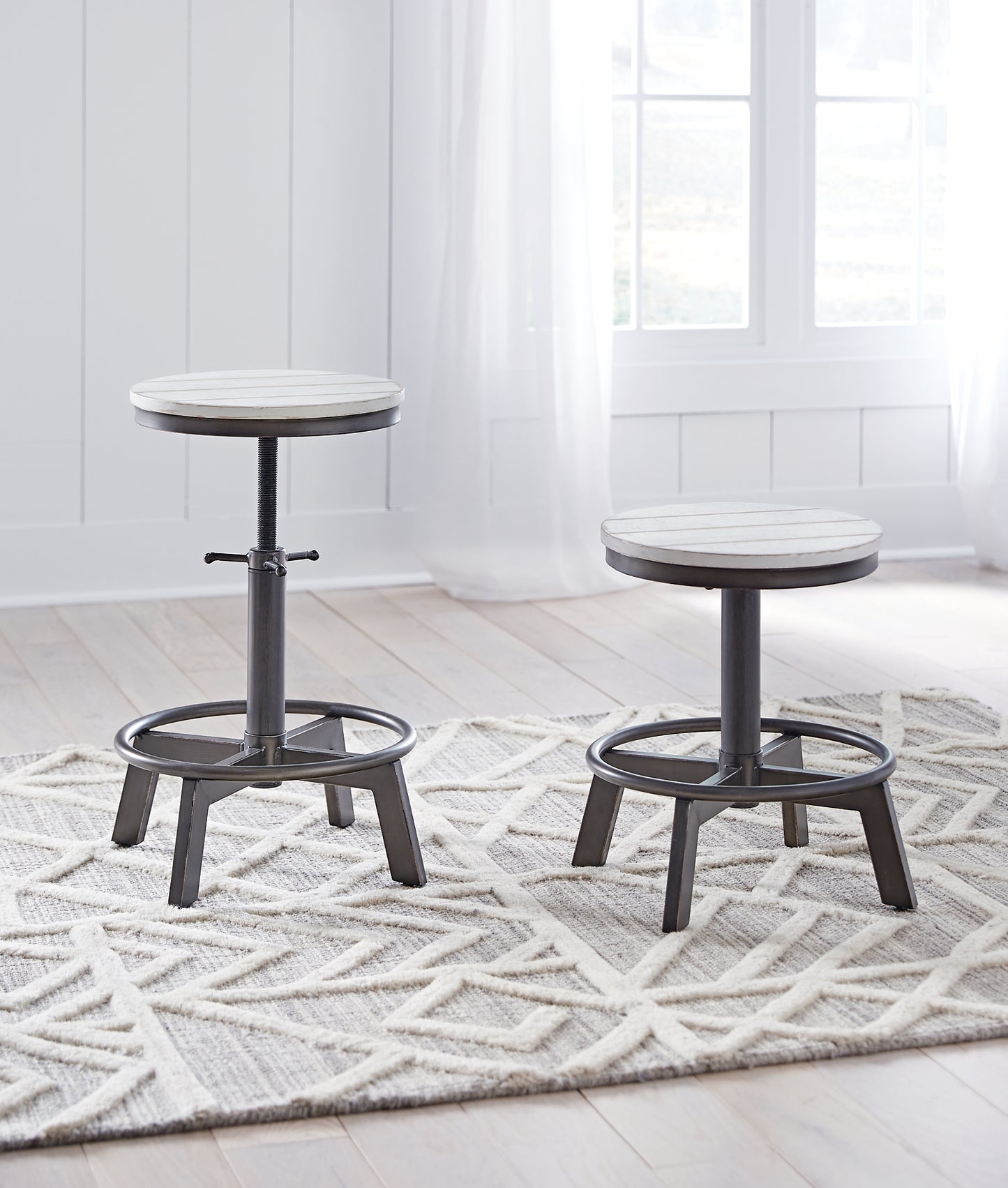 Torjin Swivel Stool (2/CN) - Premier Furniture & Mattress