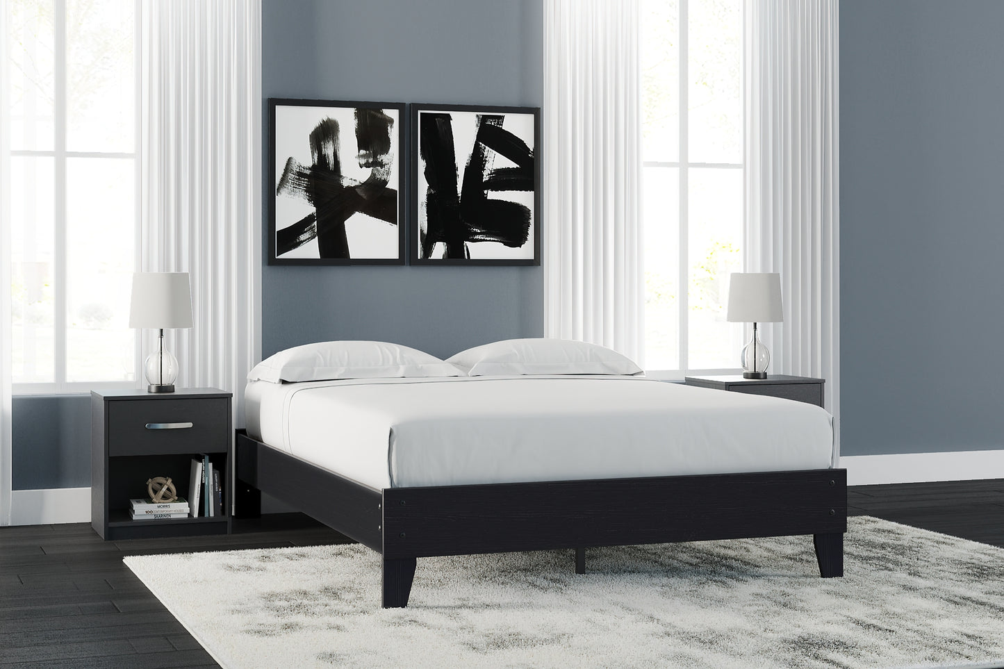 Finch Queen Platform Bed - Premier Furniture & Mattress