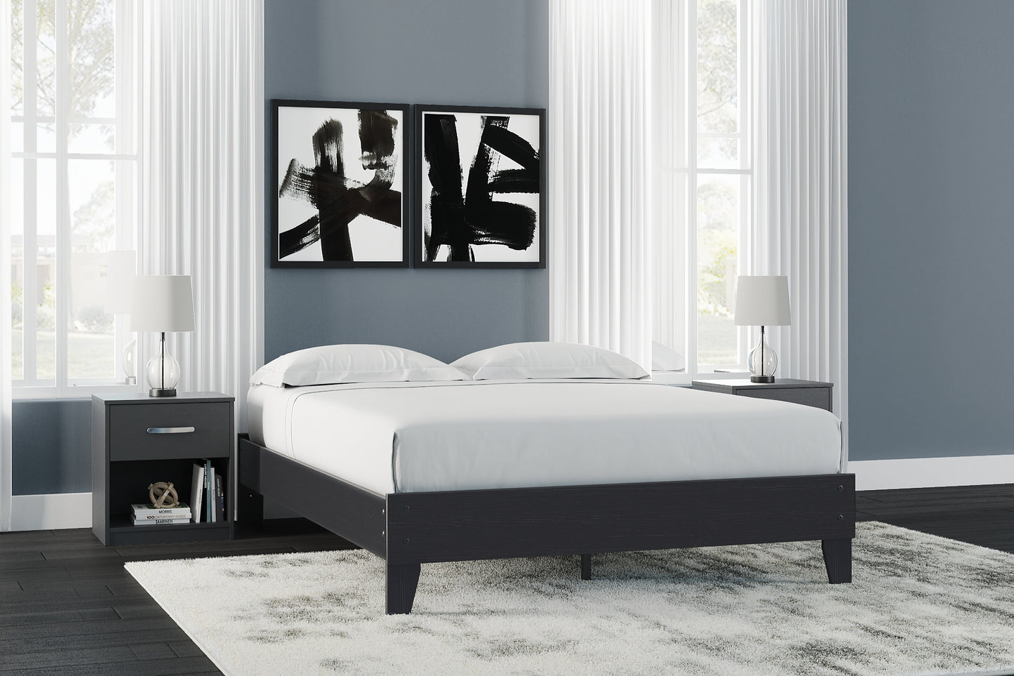 Finch Queen Platform Bed - Premier Furniture & Mattress