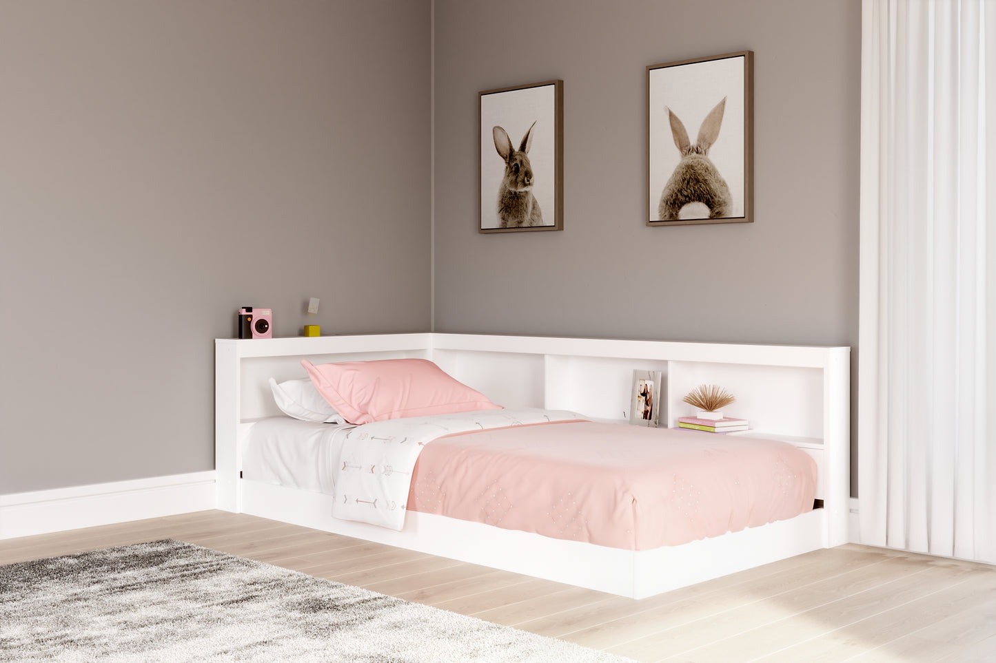 Piperton Bookcase Storage Bed - Premier Furniture & Mattress