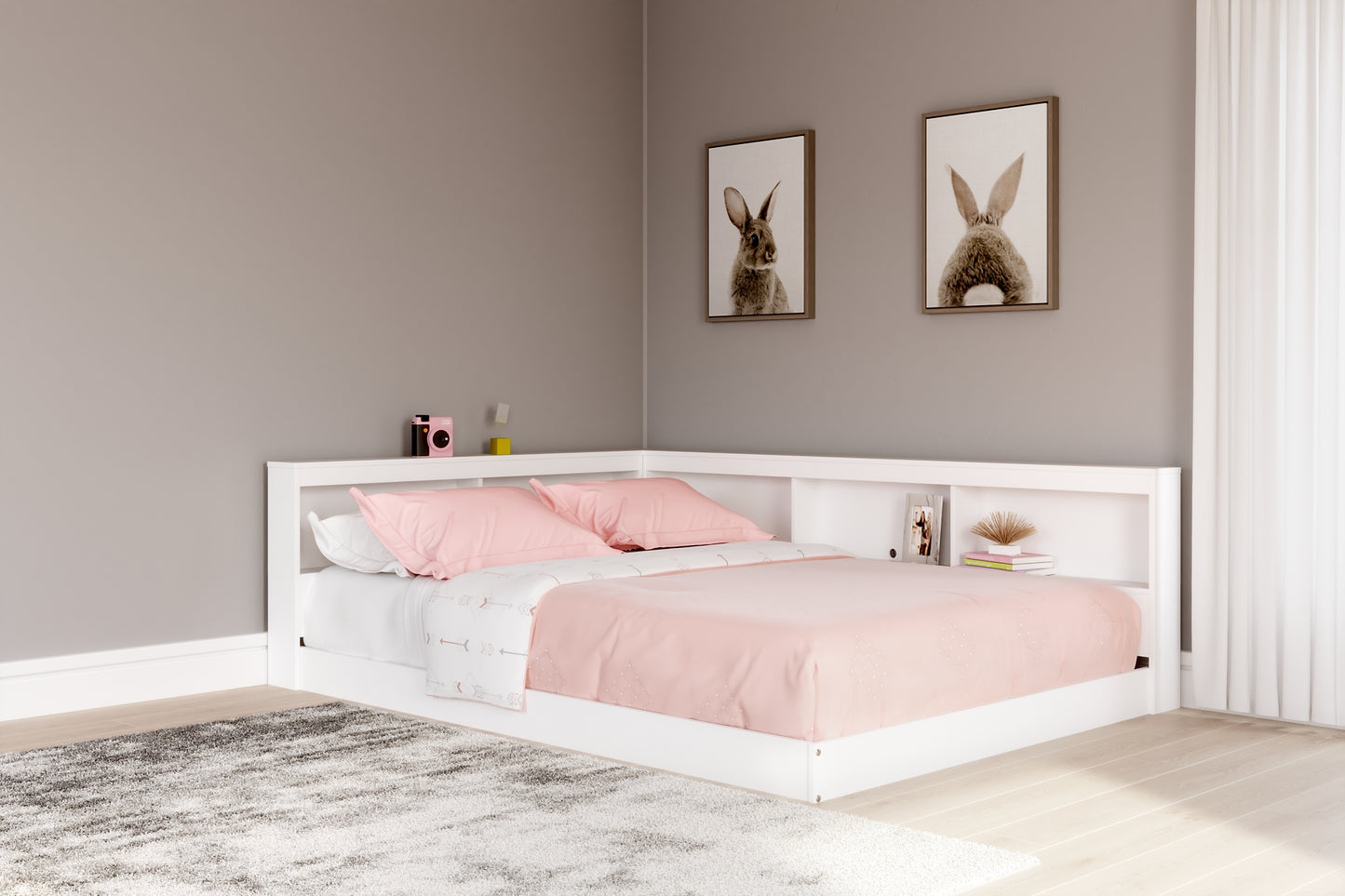 Piperton Bookcase Storage Bed - Premier Furniture & Mattress