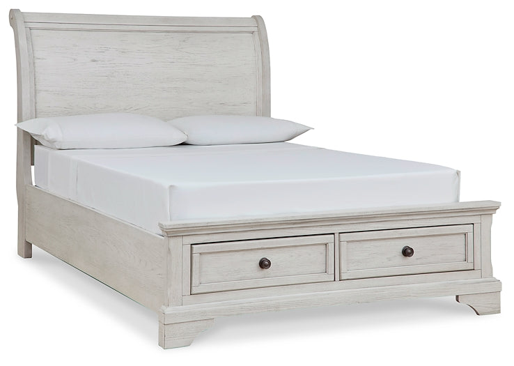 Robbinsdale Sleigh Bed With Storage - Premier Furniture & Mattress