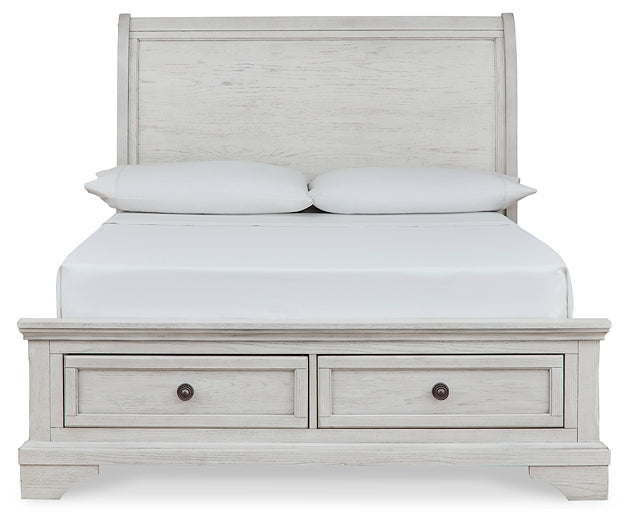 Robbinsdale Sleigh Bed With Storage - Premier Furniture & Mattress