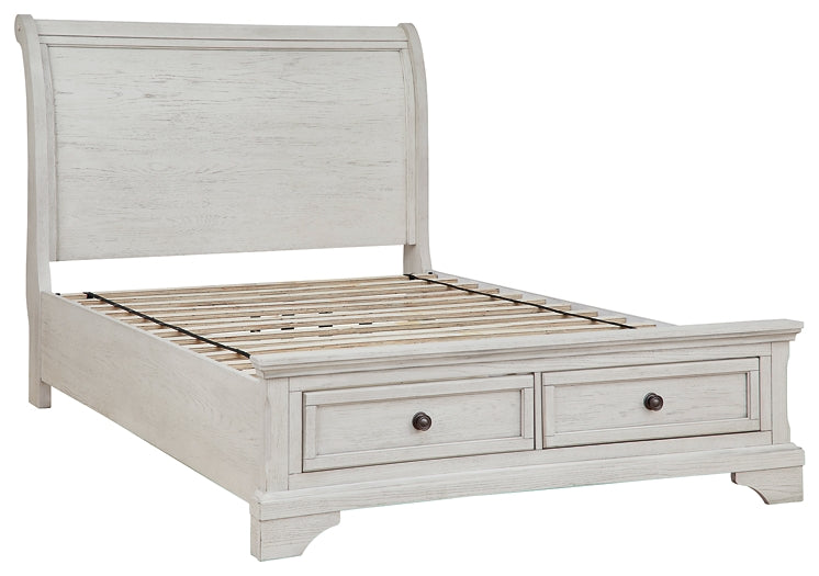 Robbinsdale Sleigh Bed With Storage - Premier Furniture & Mattress