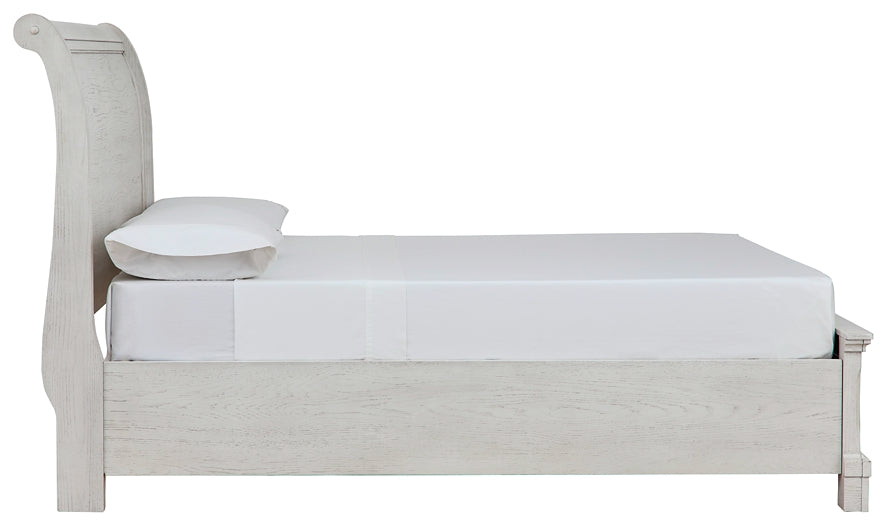 Robbinsdale Sleigh Bed With Storage - Premier Furniture & Mattress
