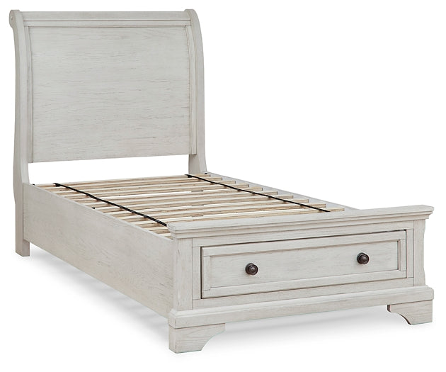 Robbinsdale Sleigh Bed With Storage - Premier Furniture & Mattress