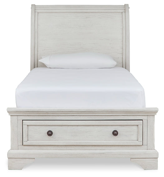 Robbinsdale Sleigh Bed With Storage - Premier Furniture & Mattress
