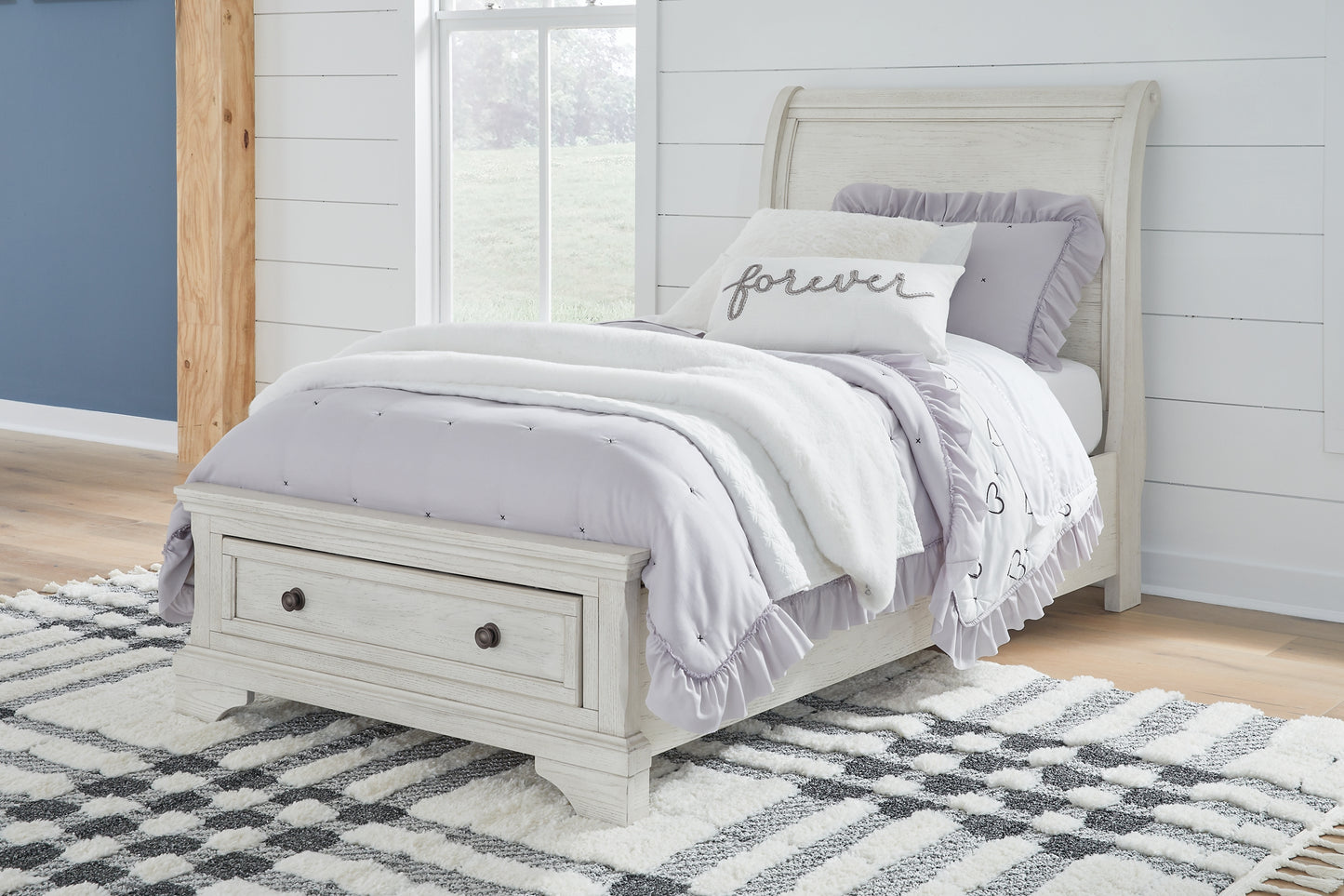 Robbinsdale Sleigh Bed With Storage - Premier Furniture & Mattress