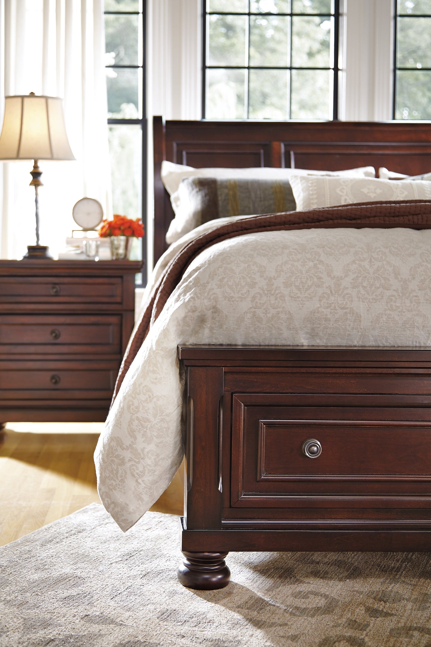 Robbinsdale Sleigh Bed With Storage - Premier Furniture & Mattress