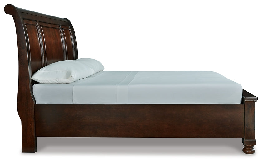 Robbinsdale Sleigh Bed With Storage - Premier Furniture & Mattress