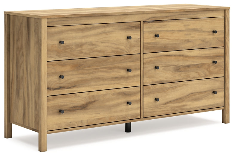 Bermacy Full Panel Headboard with Dresser and Nightstand