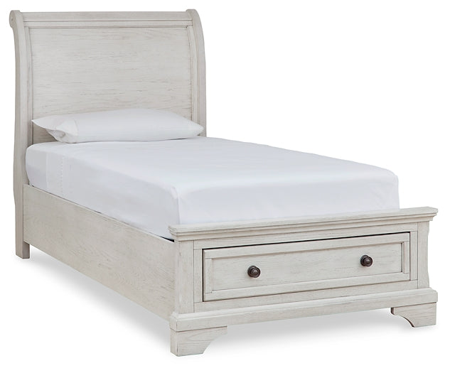 Robbinsdale Sleigh Bed With Storage - Premier Furniture & Mattress