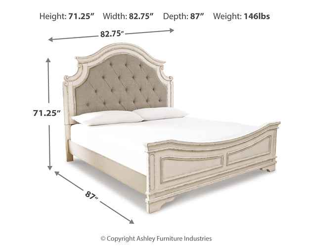 Realyn Upholstered Panel Bed - Premier Furniture & Mattress
