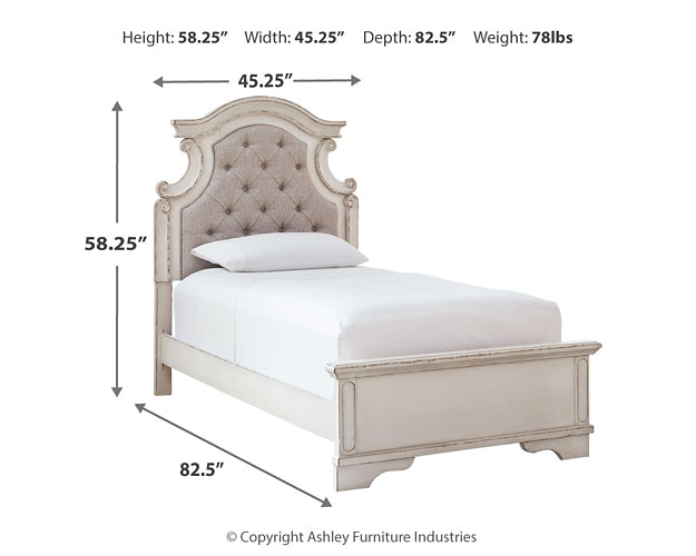 Realyn Upholstered Panel Bed - Premier Furniture & Mattress