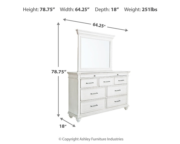 Kanwyn Dresser and Mirror - Premier Furniture & Mattress