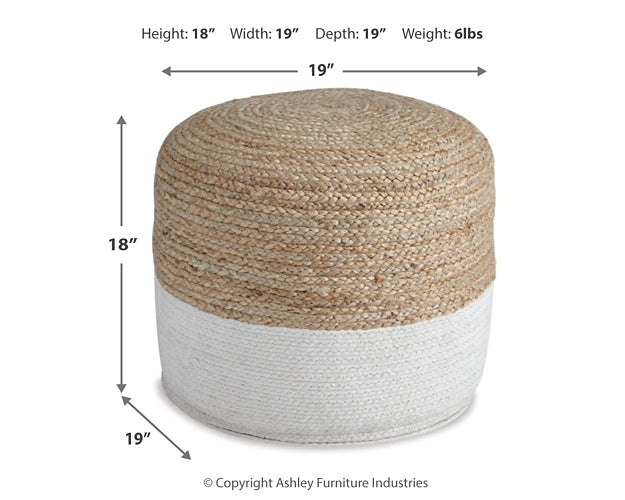 Sweed Valley Pouf - Premier Furniture & Mattress