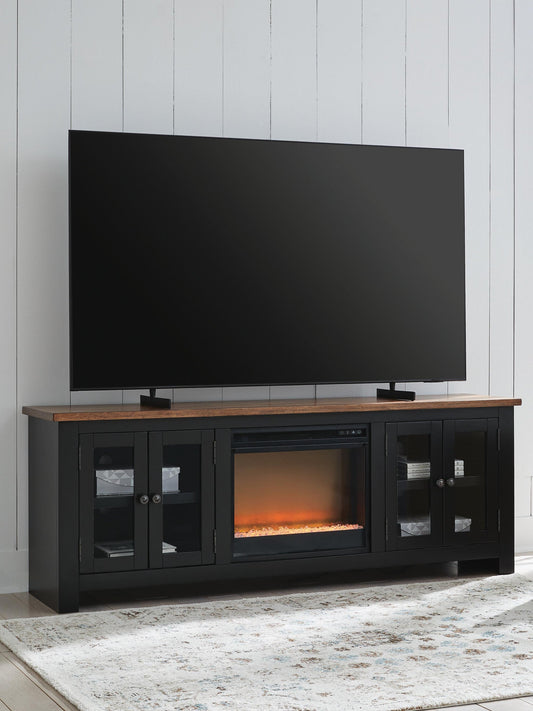 Wildenauer 76" TV Stand with Electric Fireplace