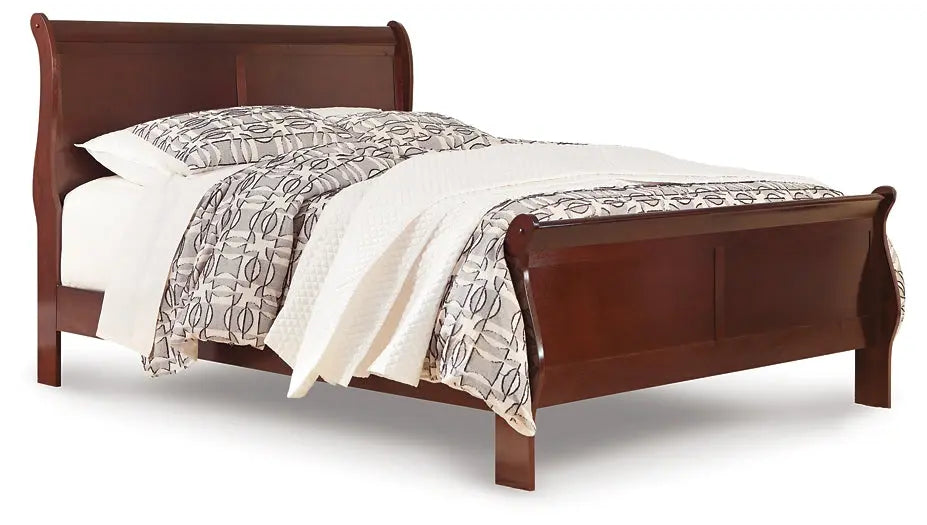 Alisdair King Sleigh Bed with Mirrored Dresser and 2 Nightstands Premier Furniture & Mattress