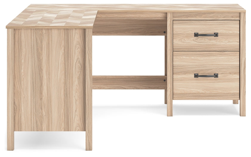 Battelle 60" Home Office Desk with Return Premier Furniture & Mattress