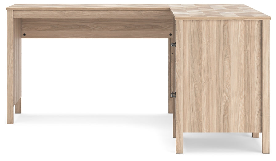 Battelle 60" Home Office Desk with Return Premier Furniture & Mattress