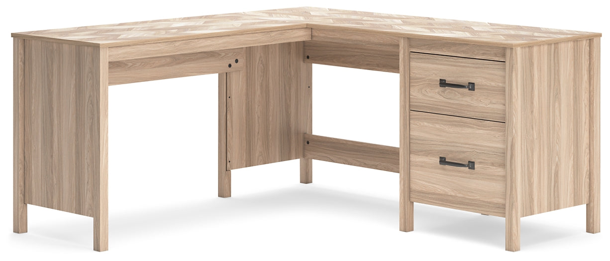 Battelle 60" Home Office Desk with Return Premier Furniture & Mattress