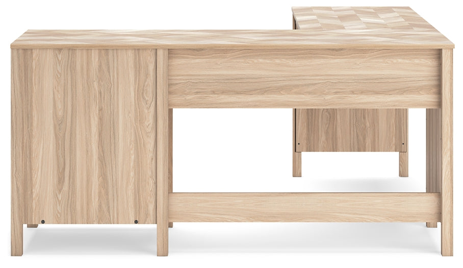 Battelle 60" Home Office Desk with Return Premier Furniture & Mattress