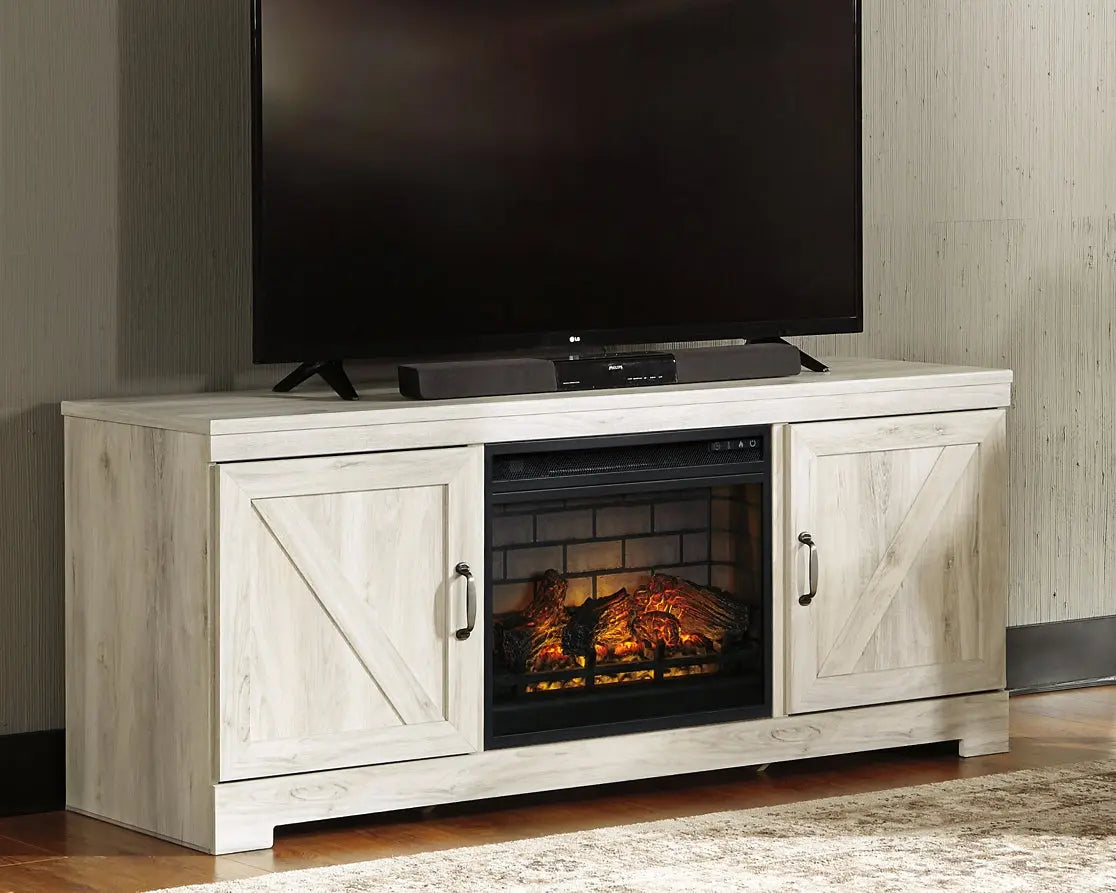 Bellaby 63" TV Stand with Electric Fireplace - Premier Furniture & Mattress