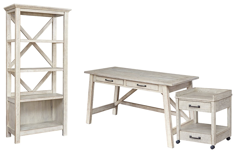 Carynhurst Home Office Desk and Storage - Premier Furniture & Mattress