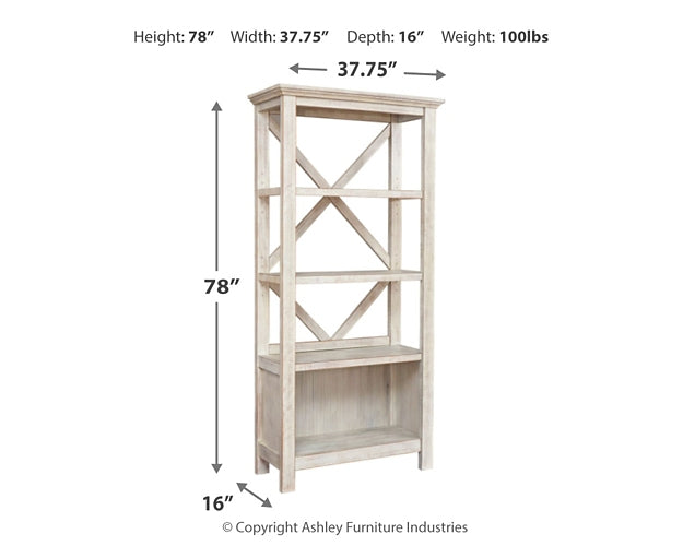 Carynhurst Large Bookcase - Premier Furniture & Mattress