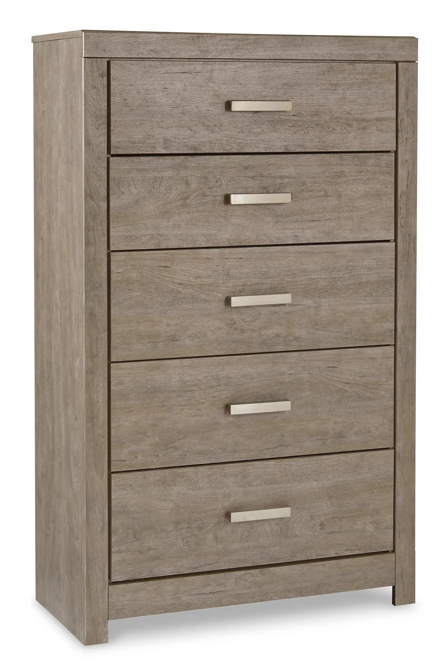 Culverbach Queen Panel Bed with Mirrored Dresser and Chest Premier Furniture & Mattress