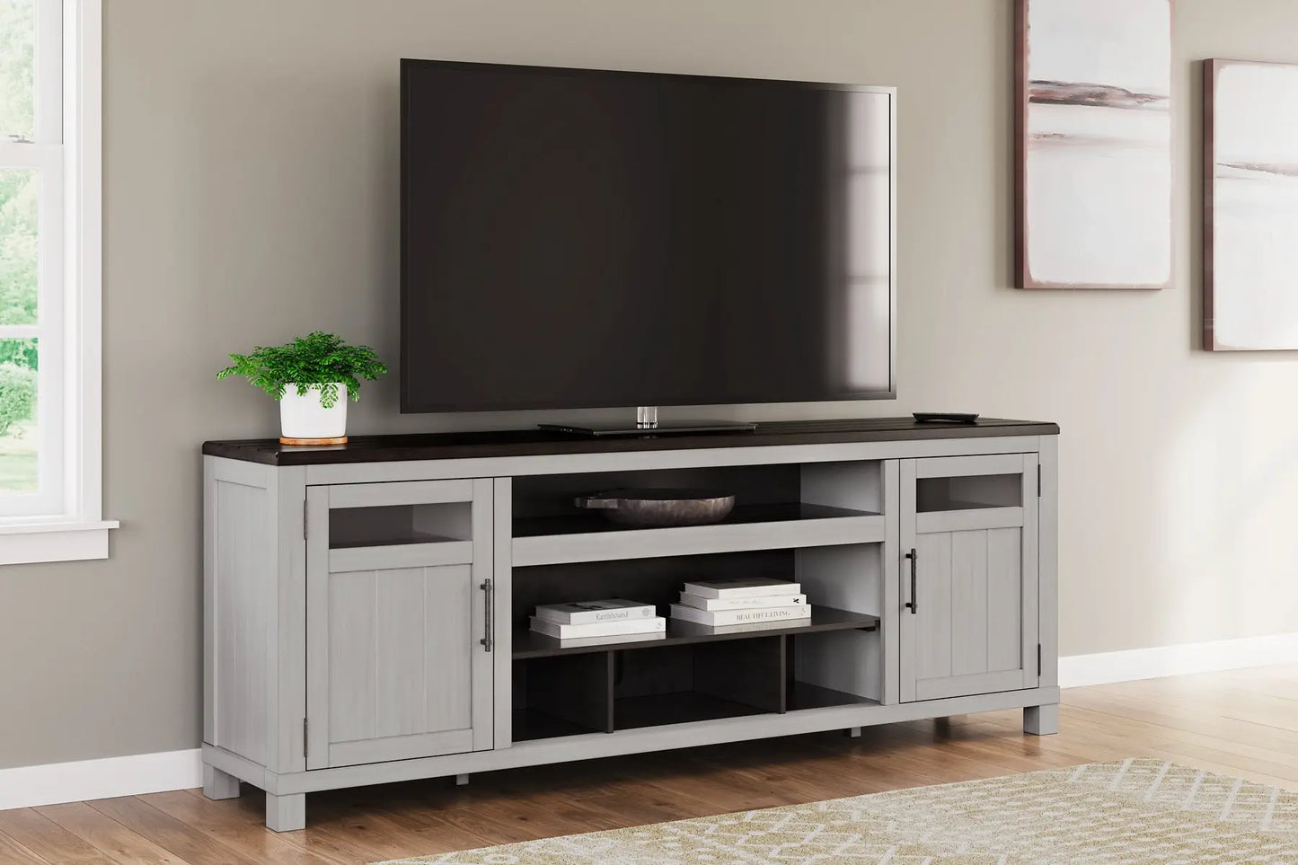 Darborn XL TV Stand w/Fireplace Option Premier Furniture & Mattress