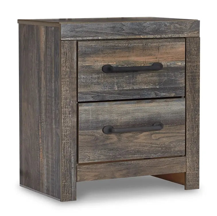 Drystan Queen/Full Bookcase Headboard with Mirrored Dresser and 2 Nightstands Premier Furniture & Mattress