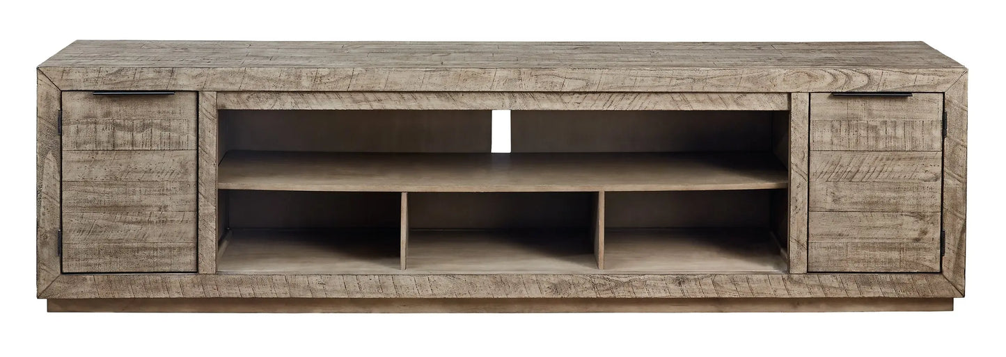 Krystanza XL TV Stand w/Fireplace Option - Premier Furniture & Mattress