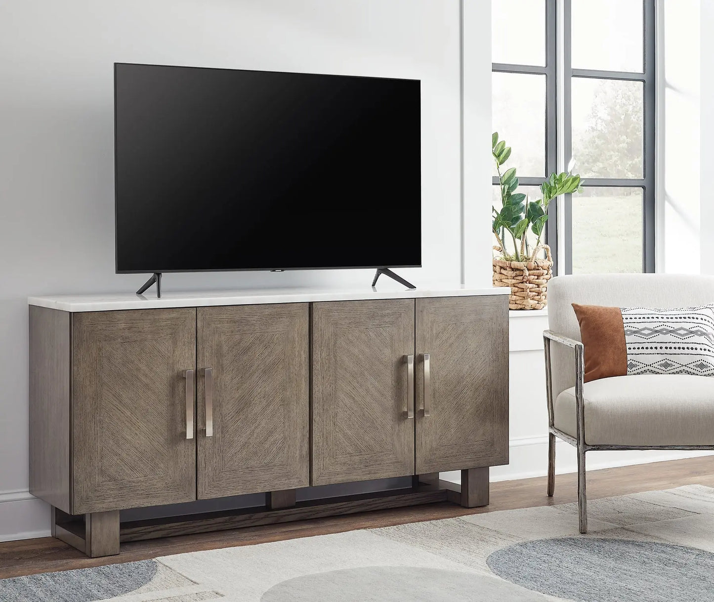Loyaska Extra Large TV Stand Premier Furniture & Mattress