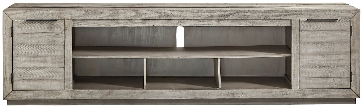 Naydell XL TV Stand w/Fireplace Option - Premier Furniture & Mattress