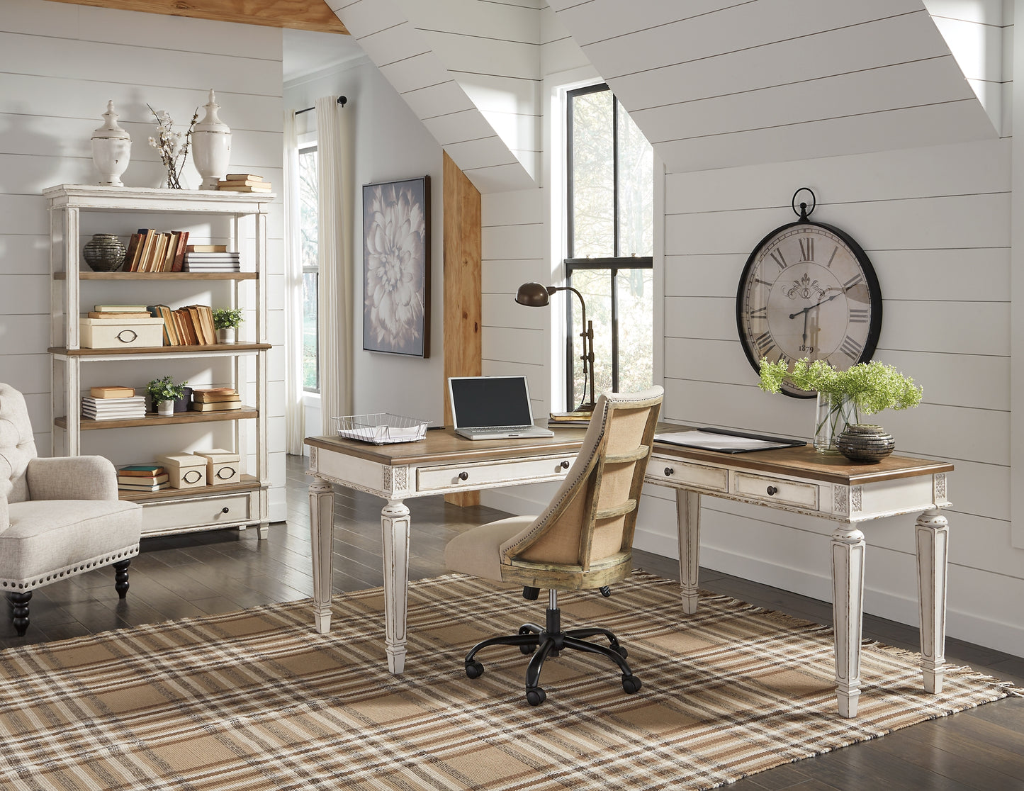 Realyn 2-Piece Home Office Desk - Premier Furniture & Mattress