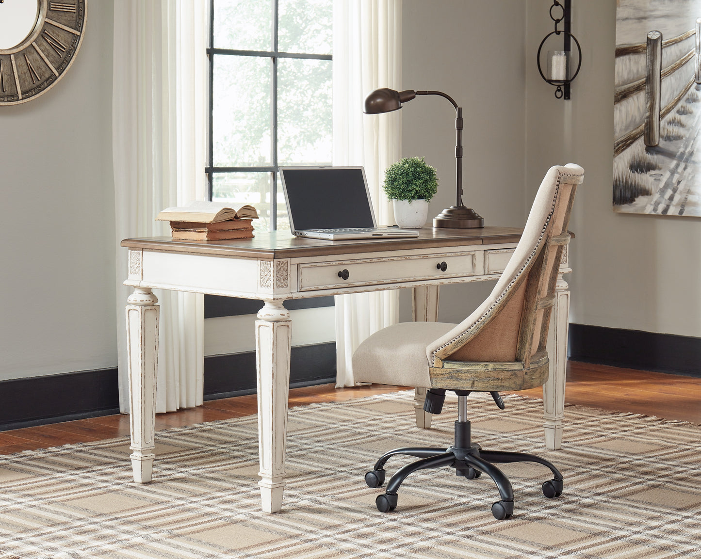 Realyn Home Office Lift Top Desk - Premier Furniture & Mattress