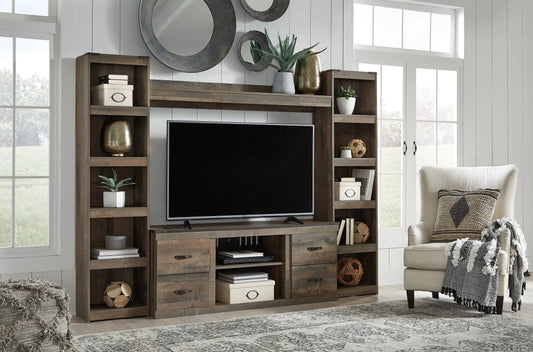 Trinell 4-Piece Entertainment Center - Premier Furniture & Mattress