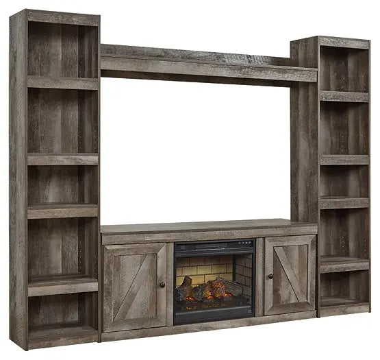 Wynnlow 4-Piece Entertainment Center with Electric Fireplace - Premier Furniture & Mattress
