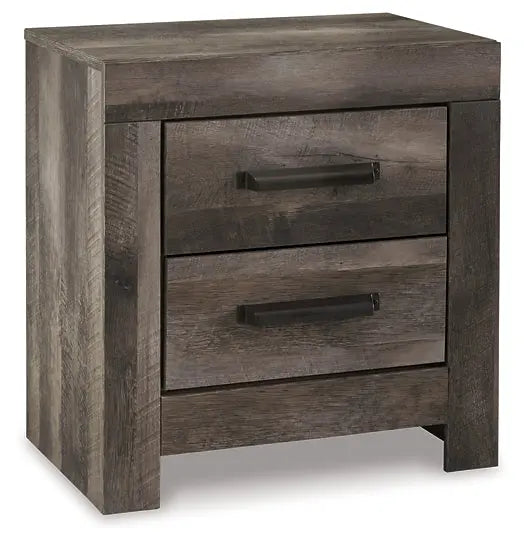 Wynnlow King Panel Bed with Mirrored Dresser and Nightstand Premier Furniture & Mattress