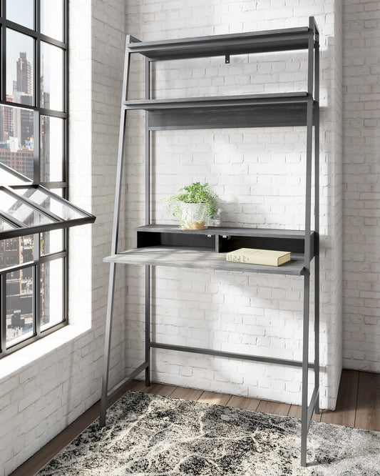 Yarlow Home Office Desk and Shelf - Premier Furniture & Mattress