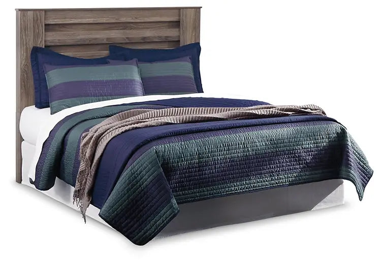 Zelen Queen Panel Headboard with Mirrored Dresser and Nightstand Premier Furniture & Mattress