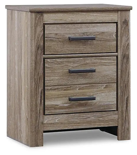 Zelen Queen Panel Headboard with Mirrored Dresser and Nightstand Premier Furniture & Mattress