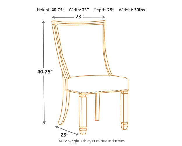 Bolanburg Dining UPH Side Chair (2/CN) - Premier Furniture & Mattress
