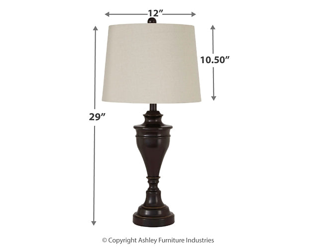 Darlita Metal Table Lamp (2/CN) - Premier Furniture & Mattress